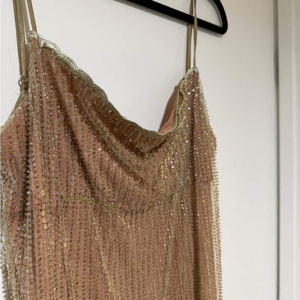 HOUSE OF CB Alondra Beaded Cocktail Dress - Size L+ (XL)